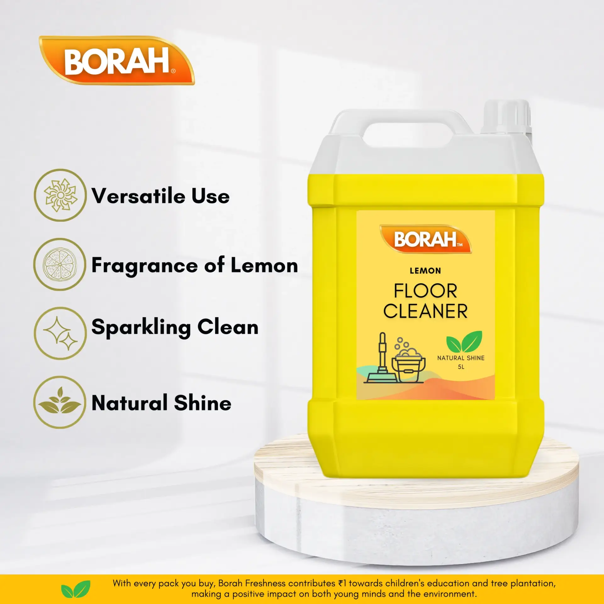 Borah Floor Cleaner Lemon 5L