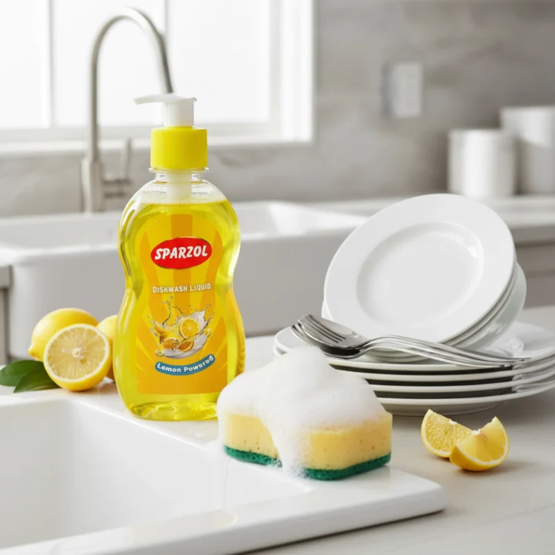 Sparzol Lemon Dishwash Liquid Promotional