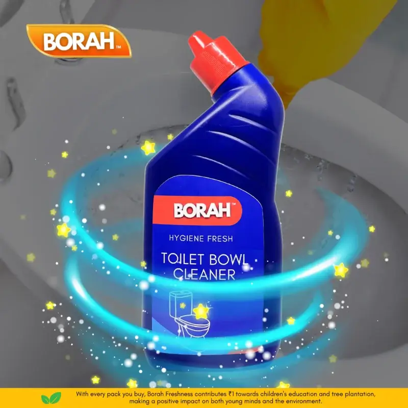 Borah Hygiene Fresh Toilet Cleaner Flush